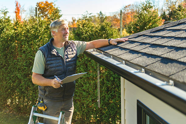 Professional Roof Repair technician working in Hooper, WA